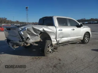 2020 Nissan Titan Platinum Reserve with VIN 1N6AA1EFXLN511854, listed as a Copart auction lot 83450044 with 75,894 mi miles and Salvage title. Bid and sale history available at DreamBid. Image 3.