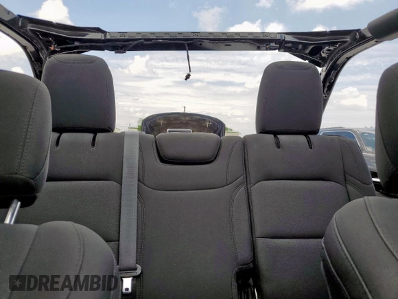 2020 Jeep Wrangler Unlimited Sport S with VIN 1C4HJXDN6LW312825, listed as a Copart auction lot 58836955 with 89,727 mi miles and Salvage title. Bid and sale history available at DreamBid. Image 10.