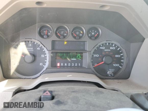 2008 Ford F-250 XL with VIN 1FTSX21598EE58662, listed as a Copart auction lot 57767305 with 137,970 mi miles and Salvage title. Bid and sale history available at DreamBid. Image 9.