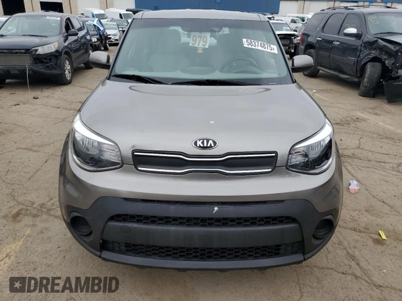2019 Kia Soul z VIN KNDJN2A26K7669899, wystawiony jako Copart lot #58374875 z przebiegiem 48 076 mil mil oraz Szkoda całkowita • Salvage title. Historia ofert i sprzedaży dostępna na DreamBid. Obrazek 5.
