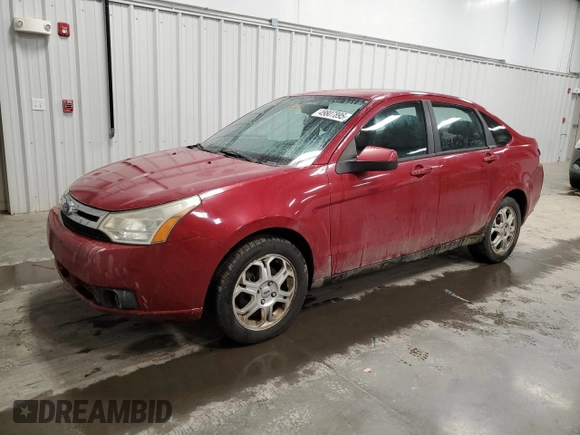 2009 Ford Focus SES with VIN 1FAHP36N09W270655, listed as a Copart auction lot 49807895 with 226,673 mi miles and Salvage Title. Bid and sale history available at carsss.com. Image 1.