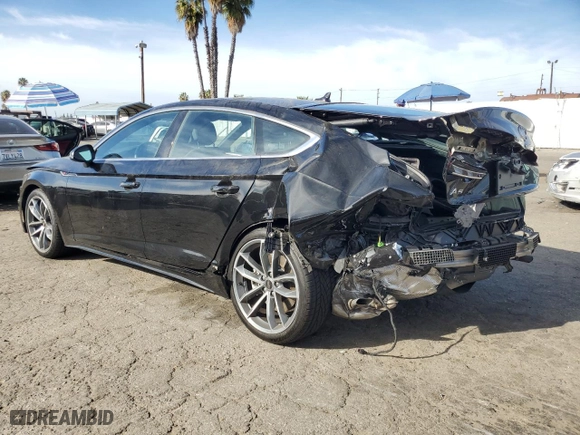 2024 Audi A5 Sportback S line Premium with VIN WAUDACF58RA004479, listed as a Copart auction lot 85113864 with 5,952 mi miles and Salvage Title. Bid and sale history available at carsss.com. Image 2.