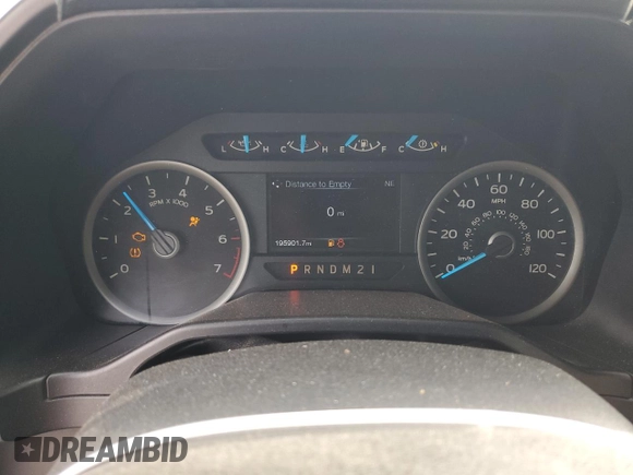 2017 Ford F-150 XL with VIN 1FTEW1CP5HKC11102, listed as a Copart auction lot 54764785 with 195,901 mi miles and Salvage title. Bid and sale history available at DreamBid. Image 9.