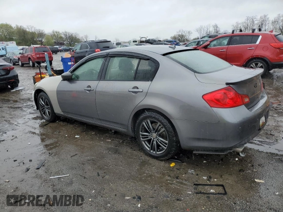 2012 Infiniti G37 x with VIN JN1CV6AR2CM680143, listed as a Copart auction lot 52567945 with 136,905 mi miles and Salvage Title. Bid and sale history available at DreamBid. Image 2.