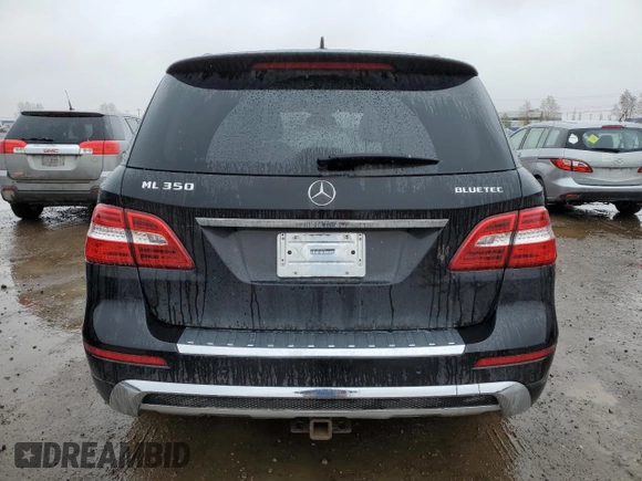 2014 Mercedes-Benz M 350 with VIN 4JGDA2EB7EA363543, listed as a Copart auction lot 53585855 with 168,940 mi miles and Salvage Title. Bid and sale history available at DreamBid. Image 6.