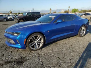 2018 Chevrolet Camaro 2LT with VIN 1G1FD1RX8J0108400, listed as a Copart auction lot 81160354 with 55,404 mi miles and Salvage Title. Bid and sale history available at carsss.com. Image 1.