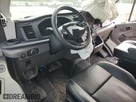2023 Ford Transit Cargo with VIN 1FTBR2C84PKB15484, listed as a Copart auction lot 50737605 with 15,881 mi miles and Salvage title. Bid and sale history available at DreamBid. Image 8.