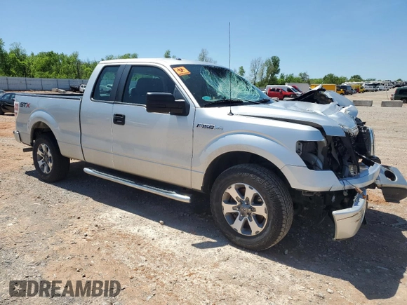 2014 Ford F-150 XL with VIN 1FTEX1CM0EFB60406, listed as a Copart auction lot 53823245 with Not provided miles and Salvage title. Bid and sale history available at DreamBid. Image 4.