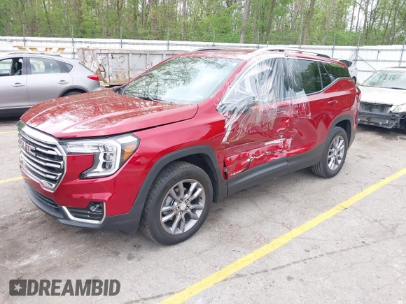 2024 GMC Terrain SLT with VIN 3GKALVEG9RL147422, listed as a IAAI auction lot 42263067 with 23,991 mi miles and . Bid and sale history available at DreamBid. Image 18.