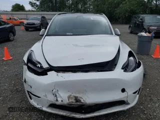 2022 Tesla Model Y Performance with VIN 7SAYGDEFXNF396758, listed as a Copart auction lot 59006365 with 47,882 mi miles and Salvage title. Bid and sale history available at DreamBid. Image 5.