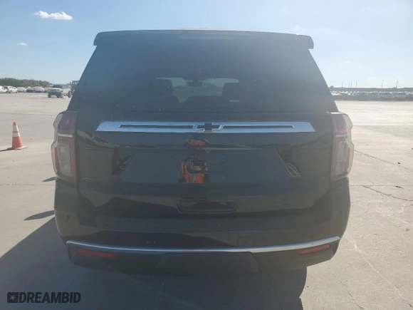 2022 Chevrolet Tahoe Commercial with VIN 1GNSCLED7NR144748, listed as a Copart auction lot 77871504 with 0 mi miles and Salvage Title. Bid and sale history available at carsss.com. Image 6.