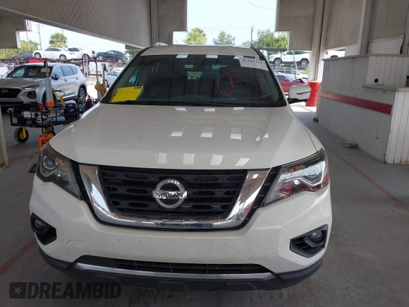 2019 Nissan Pathfinder SV z VIN 5N1DR2MN5KC627198, wystawiony jako IAAI lot #42209161 z przebiegiem 62 801 mil mil oraz . Historia ofert i sprzedaży dostępna na DreamBid. Obrazek 13.