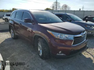 2014 Toyota Highlander Limited с VIN 5TDDCRFH0ES004774, выставлен на аукционе Copart как лот 77701584 с пробегом 147 023 миль миль и Списание • Salvage title. История ставок и продаж доступна на DreamBid. Изображение 4.