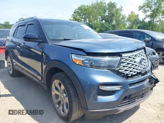 2020 Ford Explorer Platinum z VIN 1FM5K8HC4LGA13578, wystawiony jako IAAI lot #42740488 z przebiegiem 65 864 mil mil oraz . Historia ofert i sprzedaży dostępna na DreamBid. Obrazek 1.