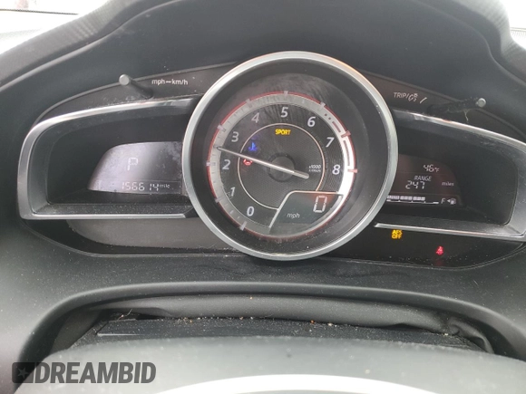 2015 Mazda 3 S Grand Touring with VIN JM1BM1M30F1263194, listed as a Copart auction lot 42605305 with 156,614 mi miles and Salvage Title. Bid and sale history available at DreamBid. Image 9.
