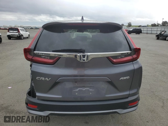 2020 Honda CR-V EX with VIN 2HKRW2H59LH671546, listed as a Copart auction lot 48035615 with 143,298 mi miles and Salvage Title. Bid and sale history available at carsss.com. Image 6.