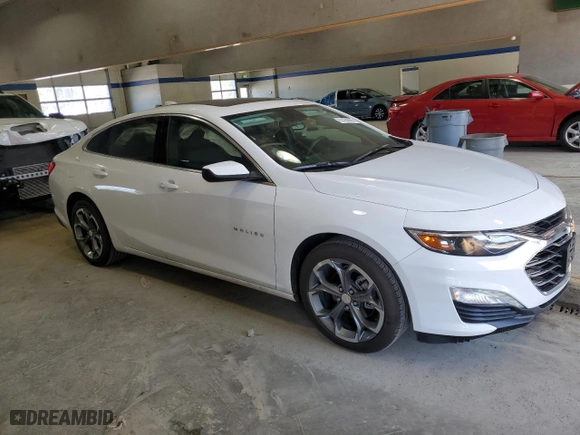 2024 Chevrolet Malibu LT with VIN 1G1ZD5STXRF193065, listed as a Copart auction lot 52259095 with 6,419 mi miles and Salvage Title. Bid and sale history available at carsss.com. Image 4.