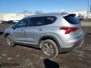 2021 Hyundai Santa Fe SEL with VIN 5NMS2DAJ1MH360286, listed as a Copart auction lot 47146535 with 25,652 mi miles and Salvage Title. Bid and sale history available at carsss.com. Image 2.