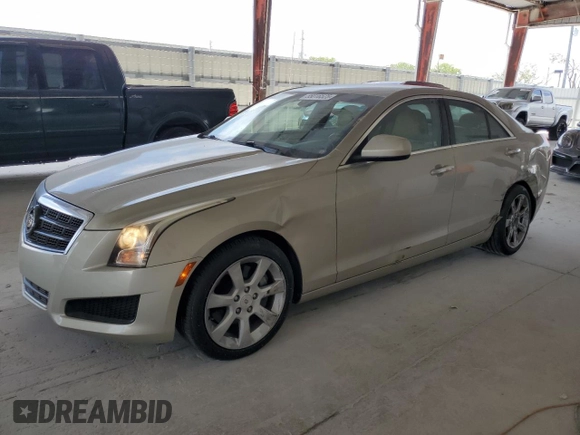 2013 Cadillac ATS z VIN 1G6AA5RX5D0164495, wystawiony jako Copart lot #55016525 z przebiegiem 83 243 mil mil oraz Szkoda całkowita • Salvage title. Historia ofert i sprzedaży dostępna na DreamBid. Obrazek 1.
