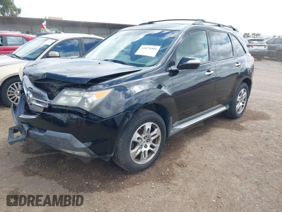 2008 Acura MDX Tech Pkg with VIN 2HNYD28318H504866, listed as a IAAI auction lot 41870906 with 130,012 mi miles. Bid and sale history available at carsss.com. Image 2.