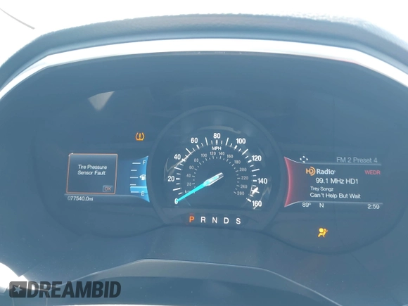 2016 Ford Edge Titanium with VIN 2FMPK3K9XGBB57187, listed as a IAAI auction lot 41850643 with 77,540 mi miles. Bid and sale history available at carsss.com. Image 7.
