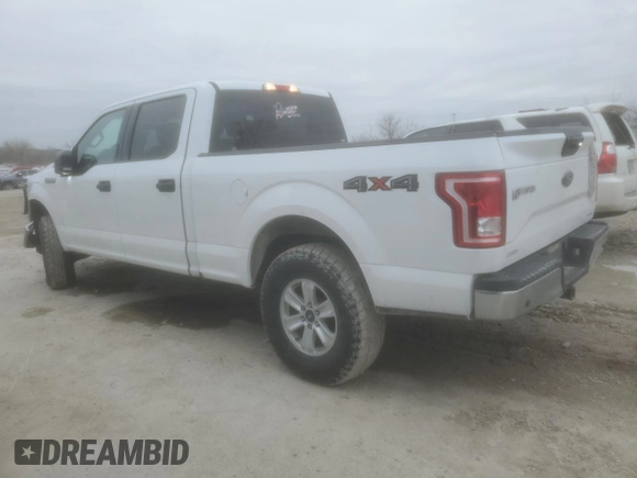 2016 Ford F-150 XLT with VIN 1FTFW1EF0GKE19752, listed as a Copart auction lot 44525105 with 107,496 mi miles and Salvage Title. Bid and sale history available at carsss.com. Image 2.