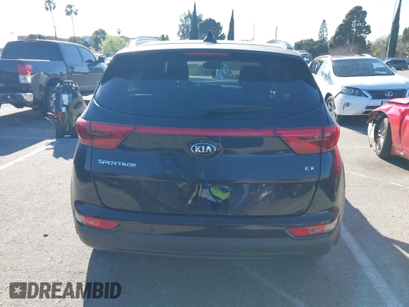 2018 Kia Sportage EX with VIN KNDPN3AC6J7387429, listed as a IAAI auction lot 41833920 with 105,307 mi miles and . Bid and sale history available at DreamBid. Image 16.