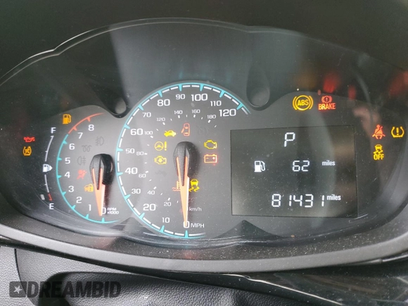 2022 Chevrolet Spark 1LT with VIN KL8CD6SA4NC027906, listed as a Copart auction lot 44465105 with 81,431 mi miles and Salvage Title. Bid and sale history available at carsss.com. Image 9.