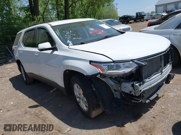 2020 Chevrolet Traverse LT Cloth z VIN 1GNERGKW1LJ123026, wystawiony jako IAAI lot #42289724 z przebiegiem 95 065 mil mil oraz . Historia ofert i sprzedaży dostępna na DreamBid. Obrazek 1.