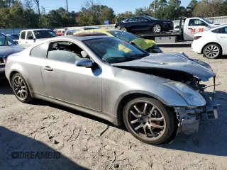 2006 Infiniti G35 Coupe with VIN JNKCV54E16M722398, listed as a Copart auction lot 82439294 with 0 mi miles and Salvage Title. Bid and sale history available at carsss.com. Image 4.