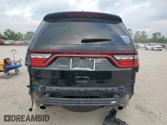 2022 Dodge Durango GT Plus with VIN 1C4RDJDG4NC197074, listed as a Copart auction lot 53082455 with 45,744 mi miles and Salvage title. Bid and sale history available at DreamBid. Image 6.
