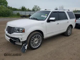 2015 Lincoln Navigator z VIN 5LMJJ2JT5FEJ08088, wystawiony jako Copart lot #57949605 z przebiegiem 160 297 mil mil oraz Szkoda całkowita • Salvage title. Historia ofert i sprzedaży dostępna na DreamBid. Obrazek 1.