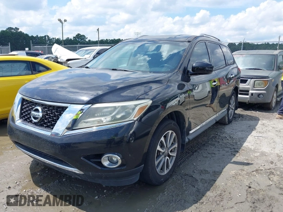2013 Nissan Pathfinder Platinum with VIN 5N1AR2MN2DC662514, listed as a IAAI auction lot 42841665 with 164,479 mi miles and . Bid and sale history available at DreamBid. Image 2.