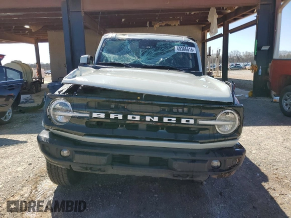2022 Ford Bronco with VIN 1FMDE5BH8NLB16602, listed as a Copart auction lot 55650605 with 14,518 mi miles and Non Repairable. Bid and sale history available at carsss.com. Image 5.