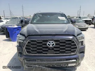 2023 Toyota Sequoia SR5 with VIN 7SVAAABA0PX006028, listed as a Copart auction lot 61586243 with 7,595 mi miles. Bid and sale history available at carsss.com. Image 5.