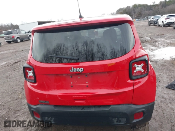 2020 Jeep Renegade Sport with VIN ZACNJAAB3LPL75076, listed as a IAAI auction lot 41213730 with 34,672 mi miles and . Bid and sale history available at carsss.com. Image 16.