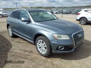 2013 Audi Q5 Premium Plus with VIN WA1LFAFP9DA009618, listed as a IAAI auction lot 42035855 with 144,953 mi miles. Bid and sale history available at carsss.com. Image 1.