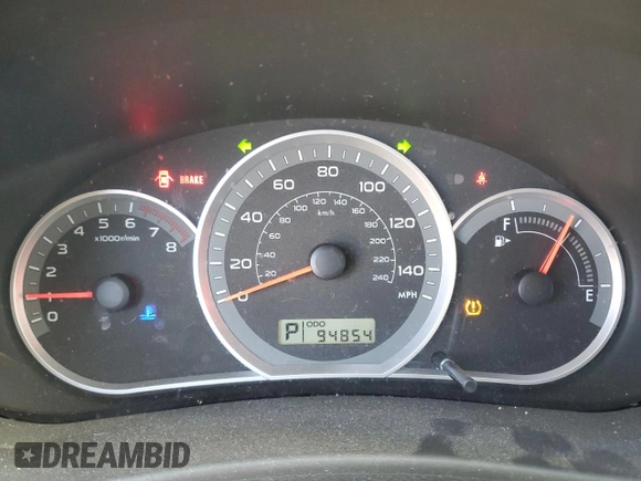 2010 Subaru Impreza i Premium with VIN JF1GH6B62AH801985, listed as a Copart auction lot 55297645 with 94,854 mi miles and Salvage title. Bid and sale history available at DreamBid. Image 9.
