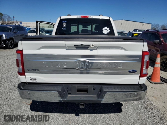 2022 Ford F-150 XL with VIN 1FTFW1ED8NFA41264, listed as a Copart auction lot 47082855 with 21,784 mi miles and Salvage Title. Bid and sale history available at carsss.com. Image 6.
