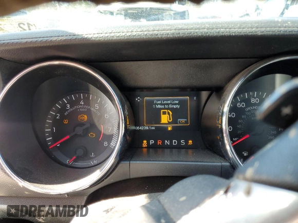 2017 Ford Mustang GT with VIN 1FA6P8CF8H5339467, listed as a Copart auction lot 46283215 with 54,239 mi miles and Salvage Title. Bid and sale history available at carsss.com. Image 9.