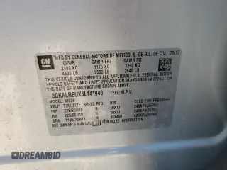 2018 GMC Terrain SLT Diesel with VIN 3GKALREUXJL141940, listed as a Copart auction lot 84225624 with 120,102 mi miles and Salvage Title. Bid and sale history available at DreamBid. Image 13.