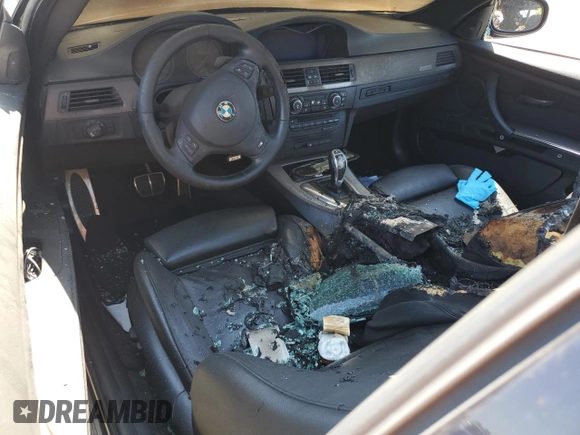 2011 BMW 3 Series 335is with VIN WBAKG1C54BE362868, listed as a Copart auction lot 62237455 with Not provided miles and Non repairable. Bid and sale history available at DreamBid. Image 8.