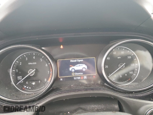 2023 Buick Encore GX Preferred with VIN KL4MMCSL8PB047283, listed as a Copart auction lot 54547825 with 52,788 mi miles and Salvage title. Bid and sale history available at DreamBid. Image 9.