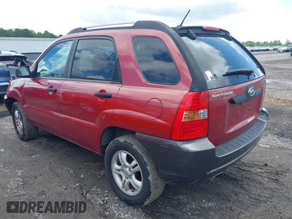 2006 Kia Sportage LX with VIN KNDJF723567236257, listed as a IAAI auction lot 42241914 with 185,503 mi miles and . Bid and sale history available at DreamBid. Image 3.