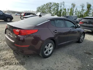 2015 Kia Optima LX with VIN 5XXGM4A72FG352039, listed as a Copart auction lot 54648345 with 126,898 mi miles and Salvage Title. Bid and sale history available at carsss.com. Image 3.