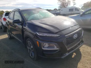 2020 Hyundai Kona Ultimate with VIN KM8K5CA5XLU567542, listed as a Copart auction lot 64837022 with 9,976 mi miles. Bid and sale history available at carsss.com. Image 1.