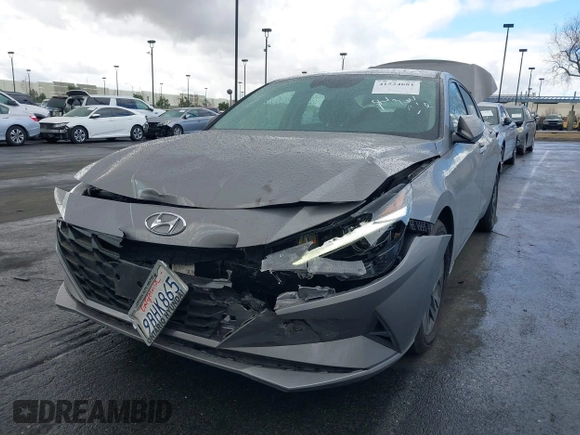 2022 Hyundai Elantra Blue z VIN KMHLM4AJ9NU031372, wystawiony jako IAAI lot #41524681 z przebiegiem 69 060 mil mil oraz . Historia ofert i sprzedaży dostępna na DreamBid. Obrazek 6.
