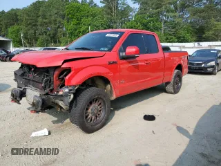2016 Ford F-150 XLT with VIN 1FTEX1EP3GFB40399, listed as a Copart auction lot 58891935 with 93,683 mi miles and Salvage title. Bid and sale history available at DreamBid. Image 1.