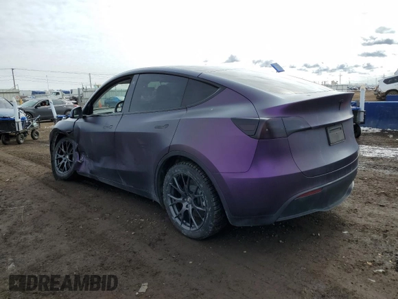 2021 Tesla Model Y Long Range with VIN 5YJYGDEE5MF269466, listed as a Copart auction lot 45603795 with 70,924 mi miles and Salvage Title. Bid and sale history available at DreamBid. Image 2.