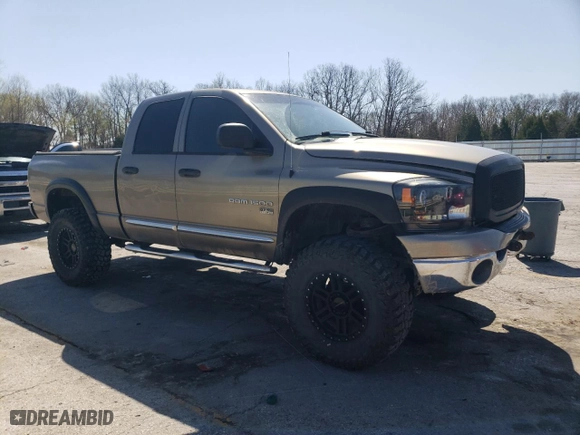 2007 Dodge Ram 1500 SLT with VIN 1D7HU18207J620165, listed as a Copart auction lot 52049735 with 201,267 mi miles and Salvage Title. Bid and sale history available at carsss.com. Image 4.